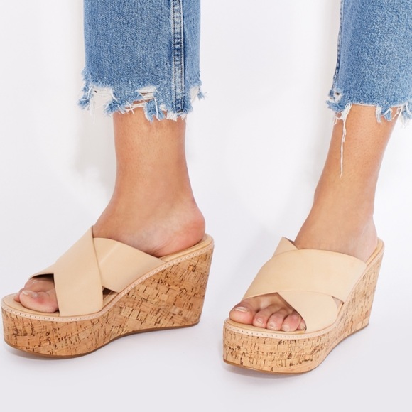 Aldo Shoes - Nude wedge Sandel. NWOT